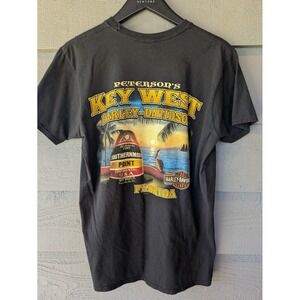 Harley-Davidson Shirt Mens Large Black Key West Florida Graphic Motorcycle Tee